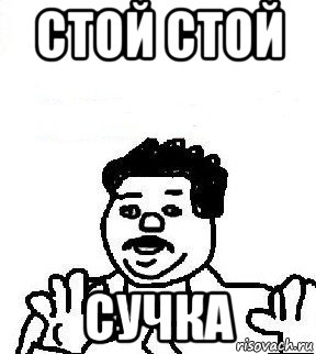 стой стой сучка