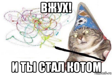 вжух! и ты стал котом, Мем Вжух мем