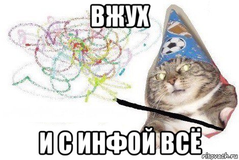 вжух и с инфой всё, Мем Вжух мем