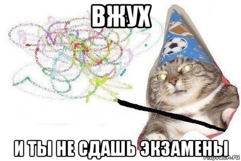 вжух и ты не сдашь экзамены, Мем Вжух мем