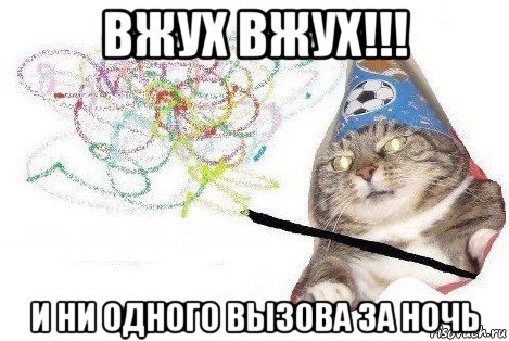 вжух вжух!!! и ни одного вызова за ночь, Мем Вжух мем