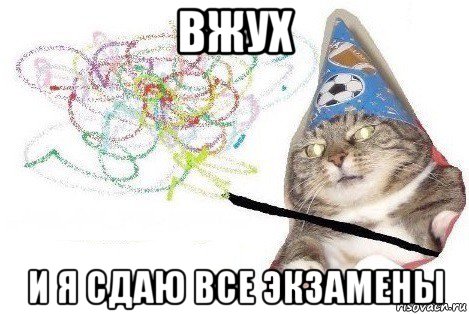 вжух и я сдаю все экзамены, Мем Вжух мем