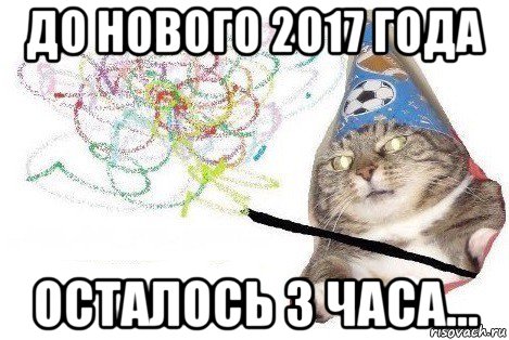 до нового 2017 года осталось 3 часа..., Мем Вжух мем