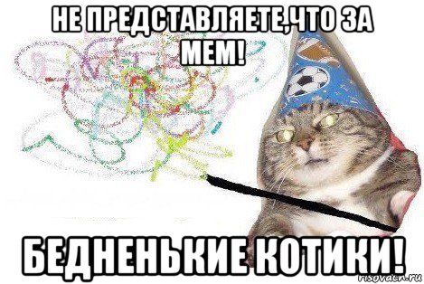 не представляете,что за мем! бедненькие котики!, Мем Вжух мем