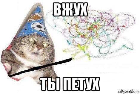 вжух ты петух, Мем Вжух