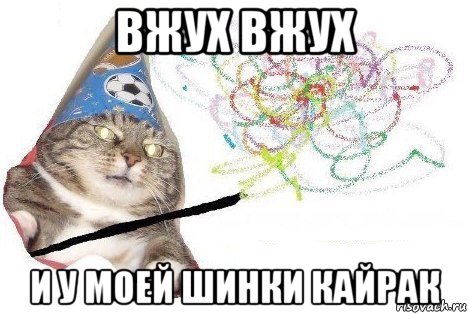 вжух вжух и у моей шинки кайрак