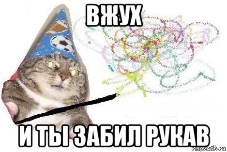 вжух и ты забил рукав, Мем Вжух