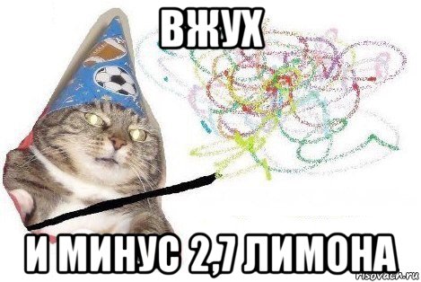 вжух и минус 2,7 лимона, Мем Вжух