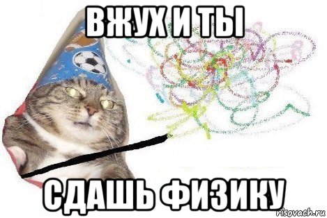 вжух и ты сдашь физику, Мем Вжух