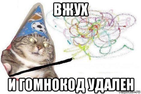 вжух и гомнокод удален, Мем Вжух