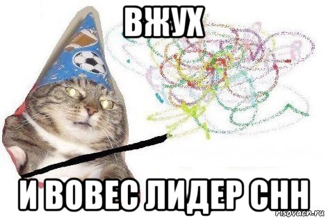 вжух и вовес лидер снн, Мем Вжух