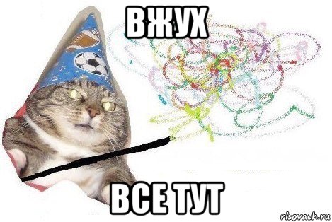 вжух все тут, Мем Вжух