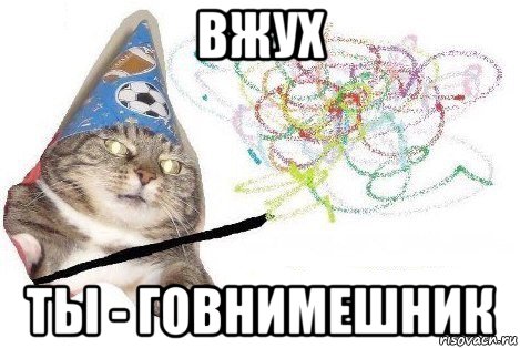 вжух ты - говнимешник, Мем Вжух