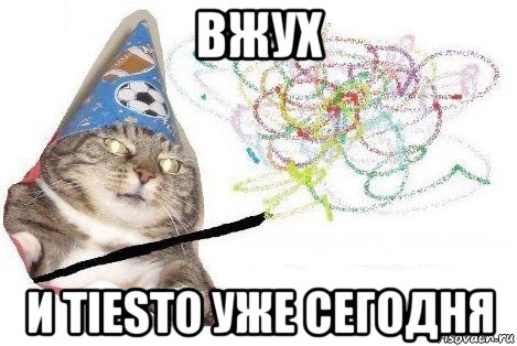 вжух и tiesto уже сегодня, Мем Вжух