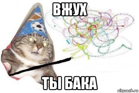 вжух ты бака, Мем Вжух