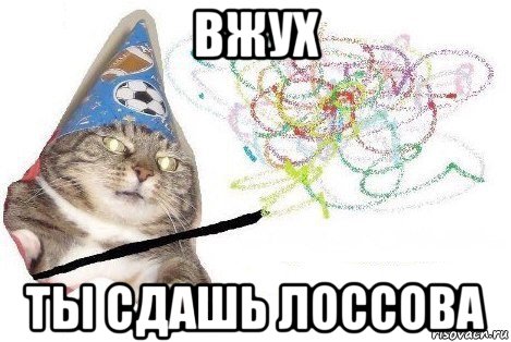 вжух ты сдашь лоссова, Мем Вжух