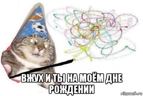  вжух и ты на моём дне рождении, Мем Вжух