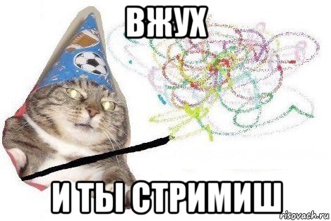 вжух и ты стримиш, Мем Вжух