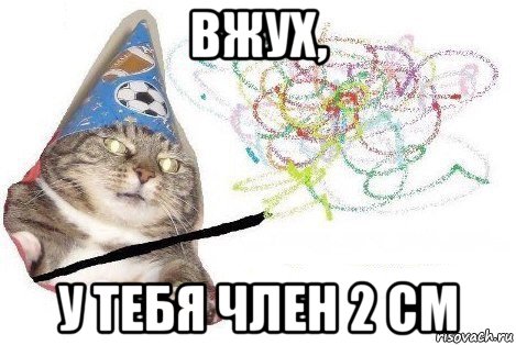 вжух, у тебя член 2 см, Мем Вжух