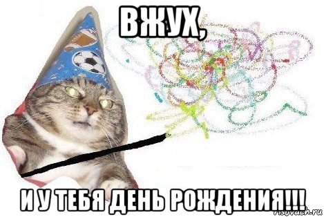 вжух, и у тебя день рождения!!!, Мем Вжух