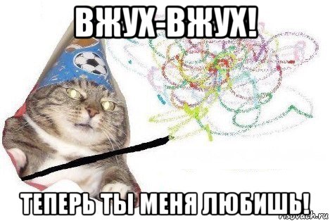 вжух-вжух! теперь ты меня любишь!, Мем Вжух