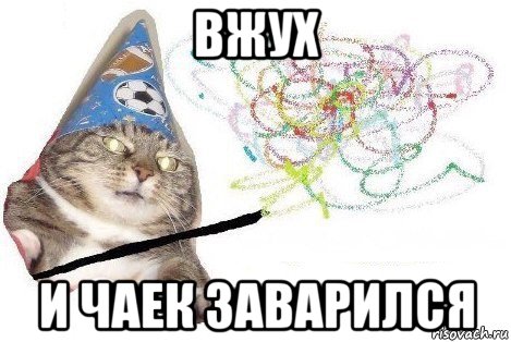 вжух и чаек заварился, Мем Вжух