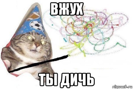 вжух ты дичь, Мем Вжух