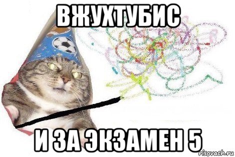 вжухтубис и за экзамен 5, Мем Вжух