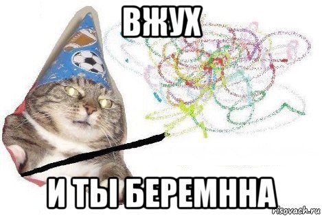 вжух и ты беремнна, Мем Вжух