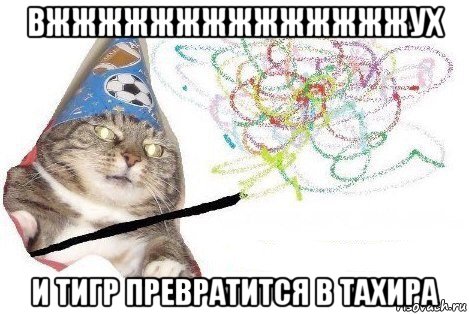 вжжжжжжжжжжжжжжух и тигр превратится в тахира, Мем Вжух