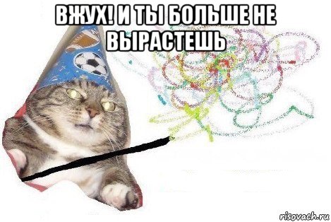 вжух! и ты больше не вырастешь , Мем Вжух