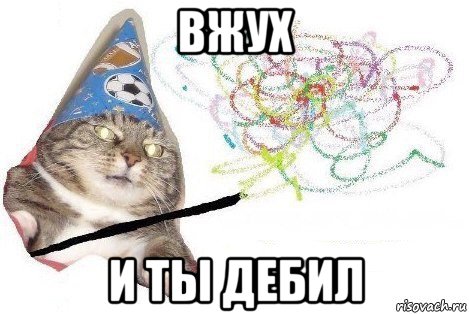 вжух и ты дебил, Мем Вжух