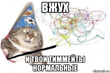 вжух и твои тиммейты нормальные, Мем Вжух