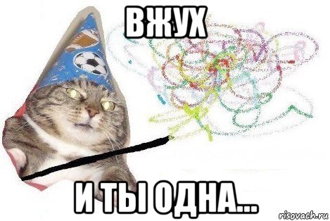 вжух и ты одна..., Мем Вжух