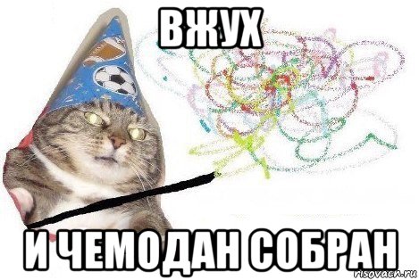 вжух и чемодан собран, Мем Вжух