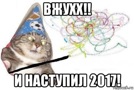 вжухх!! и наступил 2017!, Мем Вжух