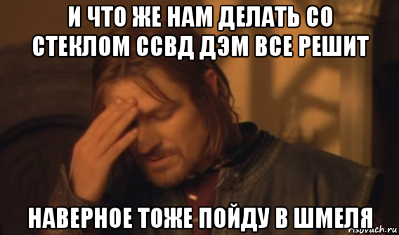 и что же нам делать со стеклом ссвд дэм все решит наверное тоже пойду в шмеля, Мем Закрывает лицо