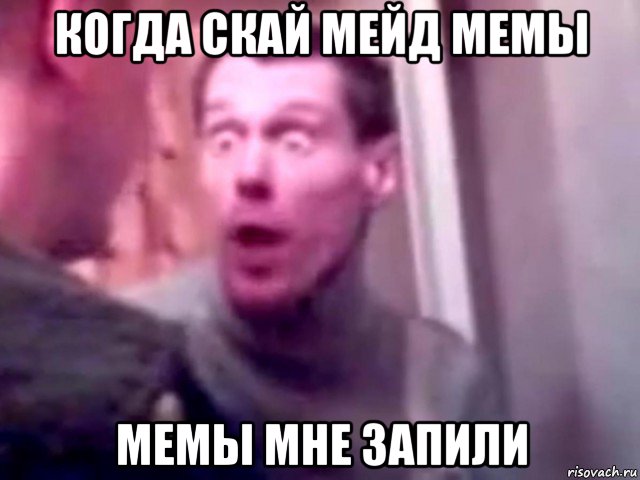 когда скай мейд мемы мемы мне запили, Мем Запили