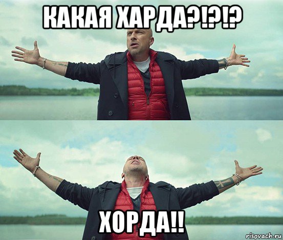 какая харда?!?!? хорда!!, Мем Безлимитище