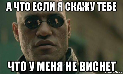 а что если я скажу тебе что у меня не виснет, Мем  Что если я скажу тебе