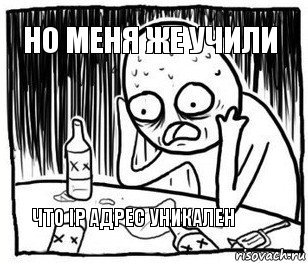 но меня же учили   что ip адрес уникален, Комикс Я же