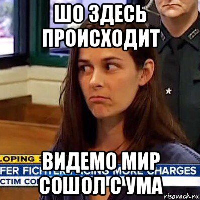 шо здесь происходит видемо мир сошол с ума, Мем   Фихтер