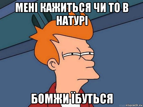 мені кажиться чи то в натурі бомжи їбуться, Мем  Фрай (мне кажется или)