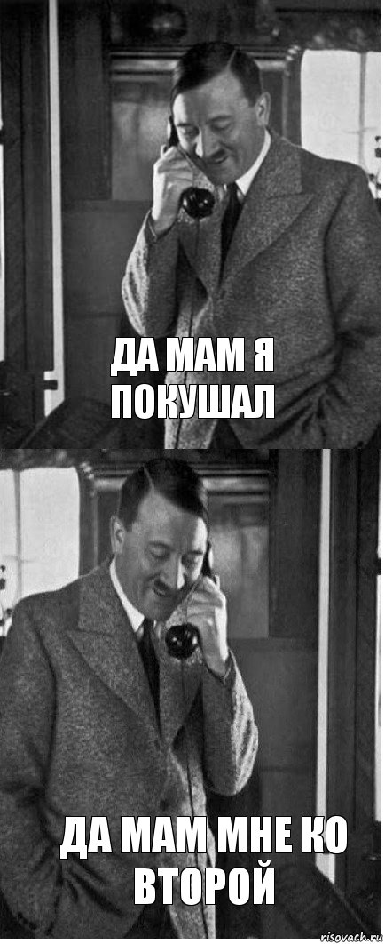 Да мам я покушал Да мам мне ко второй, Комикс  гитлер