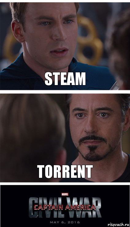 steam torrent, Комикс   Гражданская Война