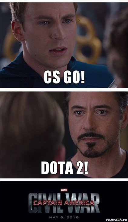 cs go! dota 2!, Комикс   Гражданская Война