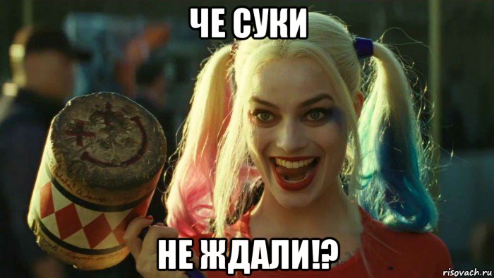 че суки не ждали!?, Мем    Harley quinn