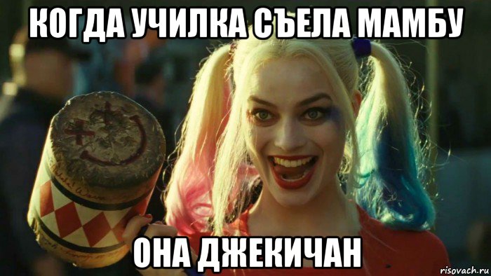 когда училка съела мамбу она джекичан, Мем    Harley quinn