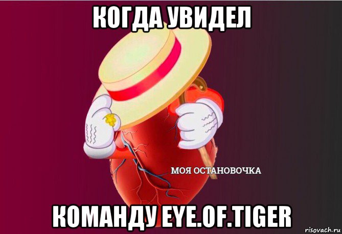 когда увидел команду eye.of.tiger, Мем   Моя остановочка