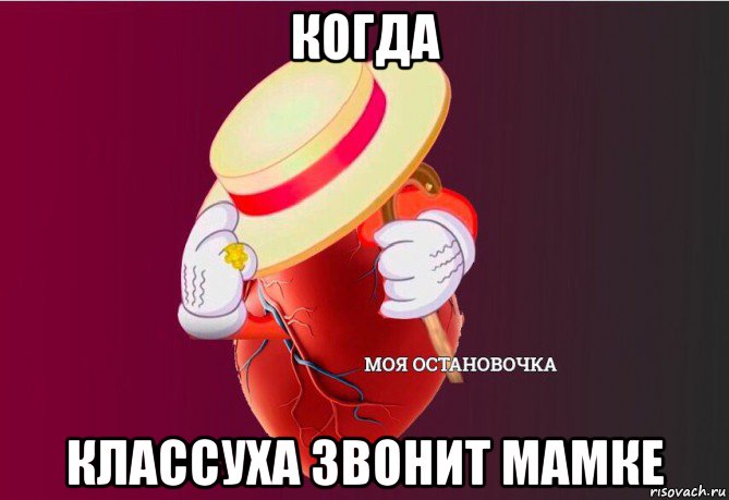 когда классуха звонит мамке, Мем   Моя остановочка